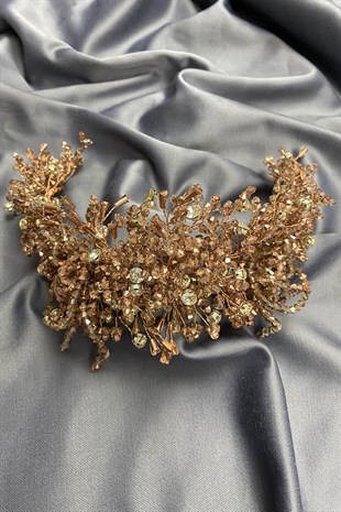 Rose Zosma Crystal Stone Henna and Bridal Crown