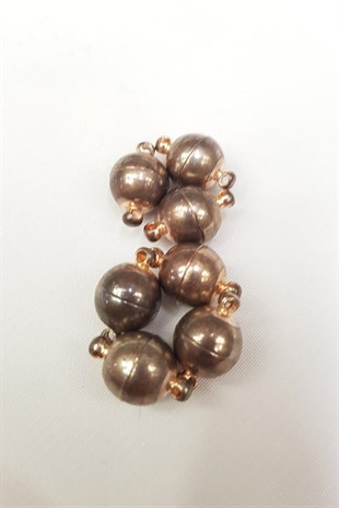 Rose Color Round Magnetic Bracelet Clip