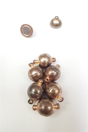 Rose Color Round Magnetic Bracelet Clip