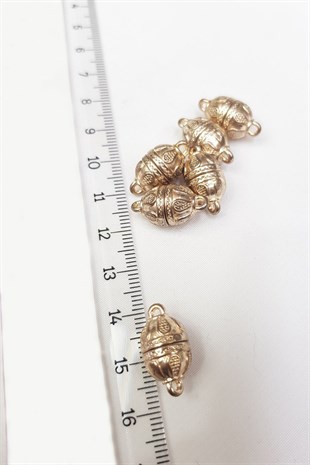 Rose Color Round Magnetic Jewelry Clip