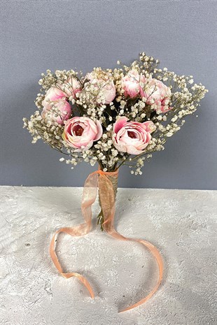 Şakayık Çiçekli Cipsolu Gelin Çiçeği