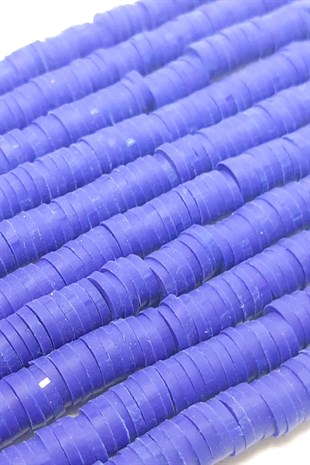 Saks Mavisi Fimo Boncuk 6mm