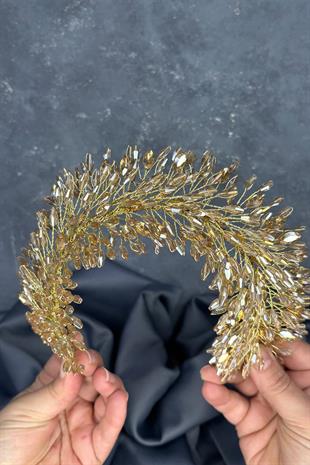 Salba Bridal Henna Crown and Hair Turban Accessory