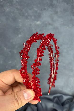 Saree Model Double Row Bridal Henna Crown Hair Accessory