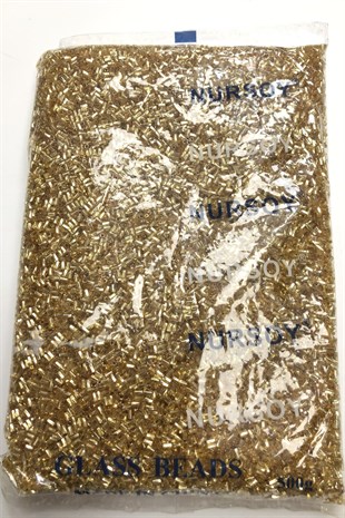 Sarı Burgulu Kesme Boncuk 2,5 mm 500 gr