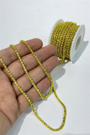 الأصفر Beyoğlu Swarosvki قطاع الخرز الحجري ss12