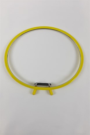 Yellow Latch Metal Embroidery Hoop Large Size