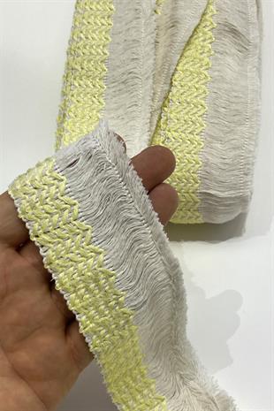 Yellow Cotton Tassel Fringe