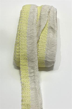 Yellow Cotton Tassel Fringe