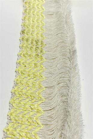 Yellow Cotton Tassel Fringe
