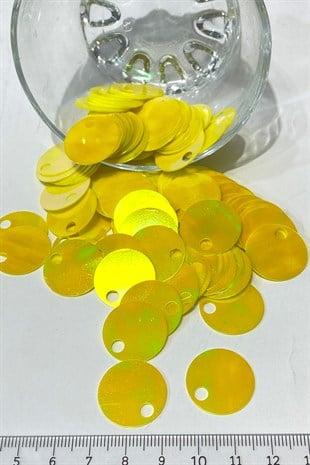 Sarı Patik ve Çanta Pulu 20 mm