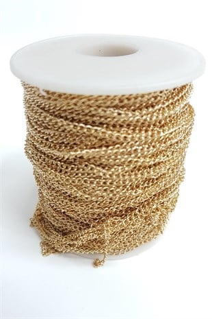 Yellow Brass Chain (1 mt)