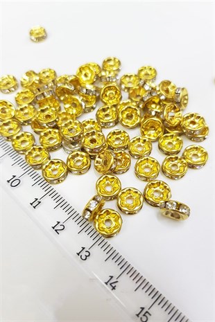 Yellow Washer 8 mm 10 pcs