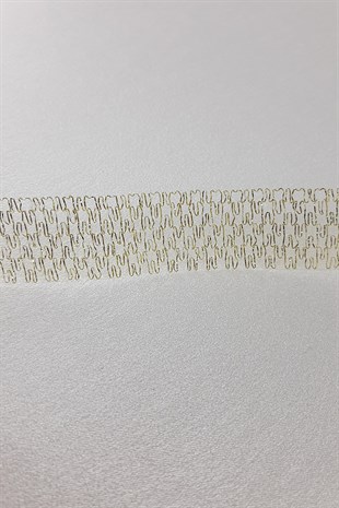 Sarı Simli File Kurdele 2,5 cm