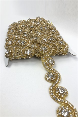 الأصفر الممر المائي نمط الحديد على الشريط الحجري