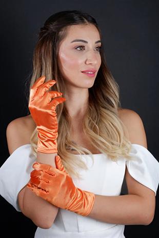 Satin Short 21 cm Evening Dress Gloves Wedding Party Prom Costume Accessory