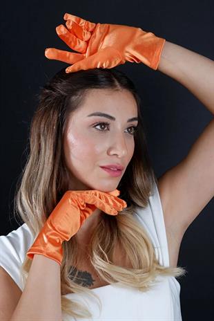 Satin Short 21 cm Evening Dress Gloves Wedding Party Prom Costume Accessory