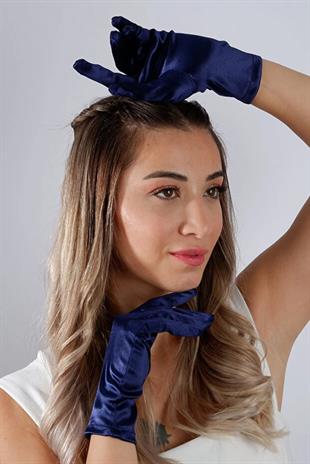 Saten Kısa 21 Cm Abiye Eldiven Düğün Parti Balo Kostüm Aksesuarı