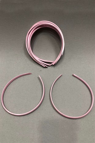 Pembe Renk Saten Taç