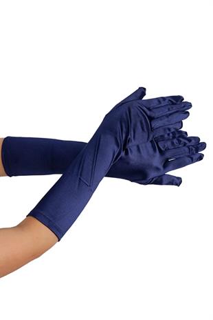 Saten Uzun Abiye Eldiven Opera 38 Cm Boy Nişan Düğün Balo Gece Elbisesi Şık Aksesuar