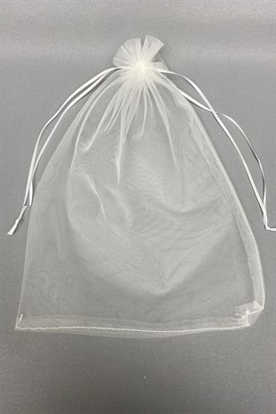 Prayer Rug and Slippers Size Tulle Pouch 10 Pieces (28*40 cm)