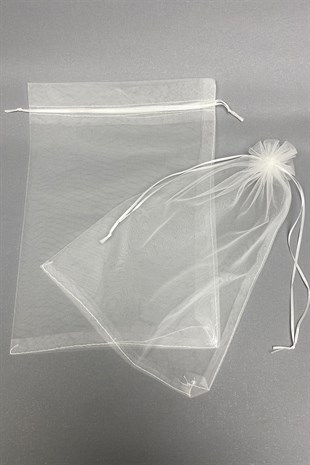 Prayer Rug and Slippers Size Tulle Pouch 10 Pieces (28*40 cm)