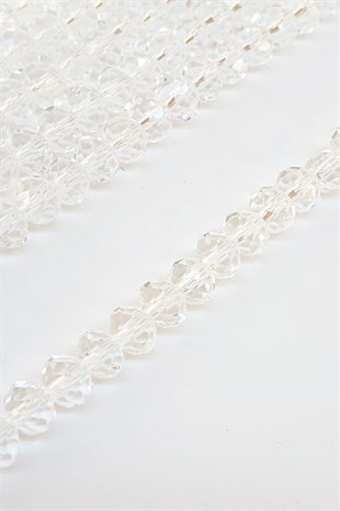 Şefaf Kristal Boncuk 6 Mm