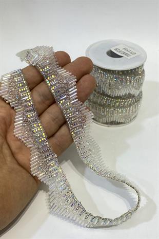 زخرفة حجرية شفافة ذات طرف منخفض من الجنجان