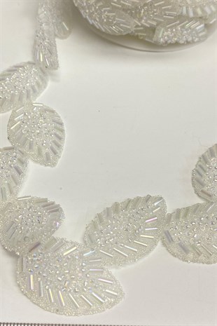 شفافية بيضاء ورقة نمط الحديد على الشريط زين الحجر