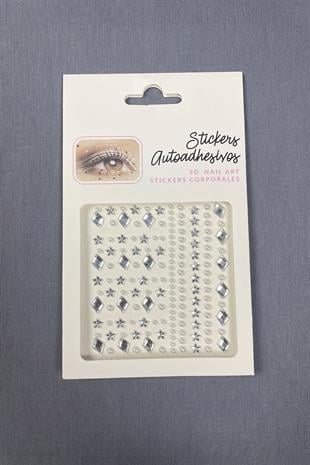 Transparent Pearl Sticker Hair Body Eye And Face Stone