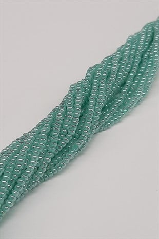 الخرز الرملي سلسلة المياه الخضراء الشفافة