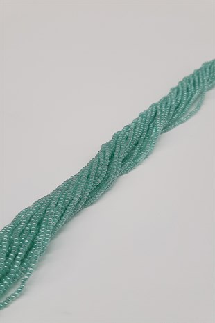 الخرز الرملي سلسلة المياه الخضراء الشفافة