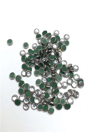 Şeffaf Yapıştırma Kasalı Plastik Taş 25 adet