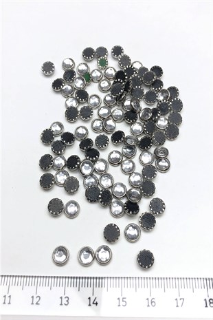 Şeffaflı Yapıştırma Kasalı Plastik Taş 25 adet