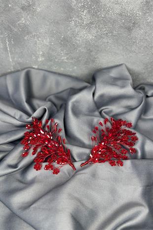 Çift Taraflı Selis Gelin Tacı Kına ve Düğün Saç Aksesuarı