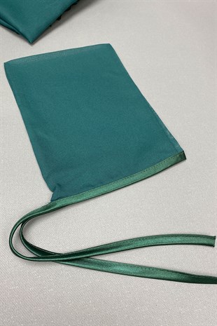 Simli Gelin Yüz Örtüsü ve Ay Yıldız Nakışlı Damat Örtüsü Takı Kurdelesi