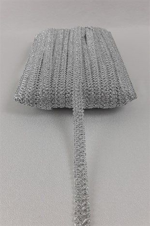 Simli Gri Dekoratif Şerit Su Taşı