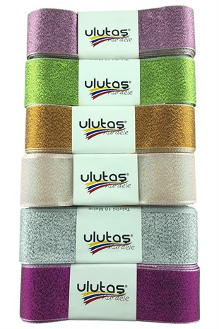 Silvery Ribbon 4 Cm 10 Mt