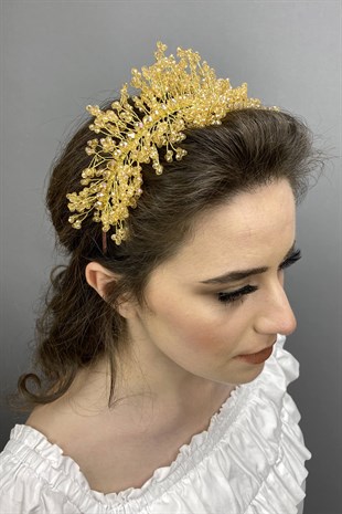 Sirius Crystal Stone Henna and Bridal Crown