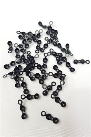 Siyah Bileklik ve Kolye Kapama Klipsi 