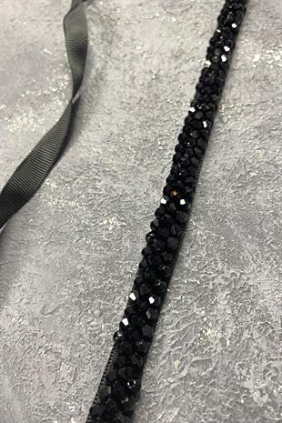 حبة سوداء مطرزة حزام الخصر الإكسسوار