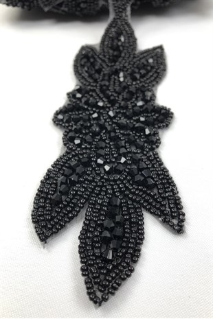 أسود زهرة نمط الحديد على الشريط الحجري