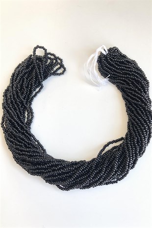 خرز رمل خيط أسود 2 مم