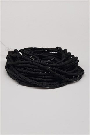 Siyah Fimo Hamur Boncuk 4mm