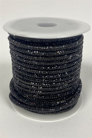 الحبل الأسود الكامل لشريط الأنابيب الحجرية الكثيفة