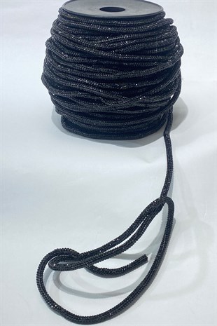 زين قطاع أنابيب الحجر الكامل الأسود