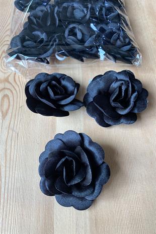 Black Bridal Henna Hand Rose 2 Pieces
