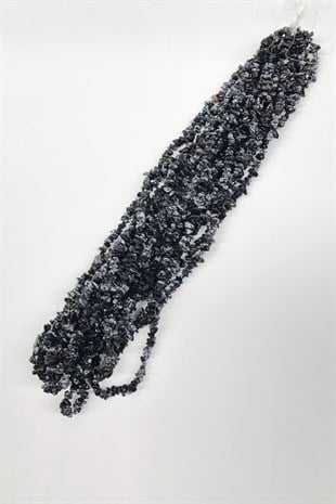 Black Gray Color Pebble Stone Beads