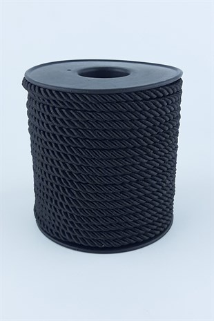Siyah Kordonİp 3 mm 25 mt