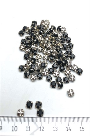 Siyah Küçük Kasalı Dikme Taş 25 adet